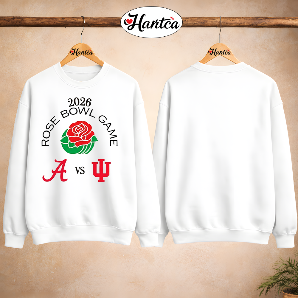 Alabama vs. Indiana Rose Bowl Game Stadium January 1st 2026 Shirt - Image 3