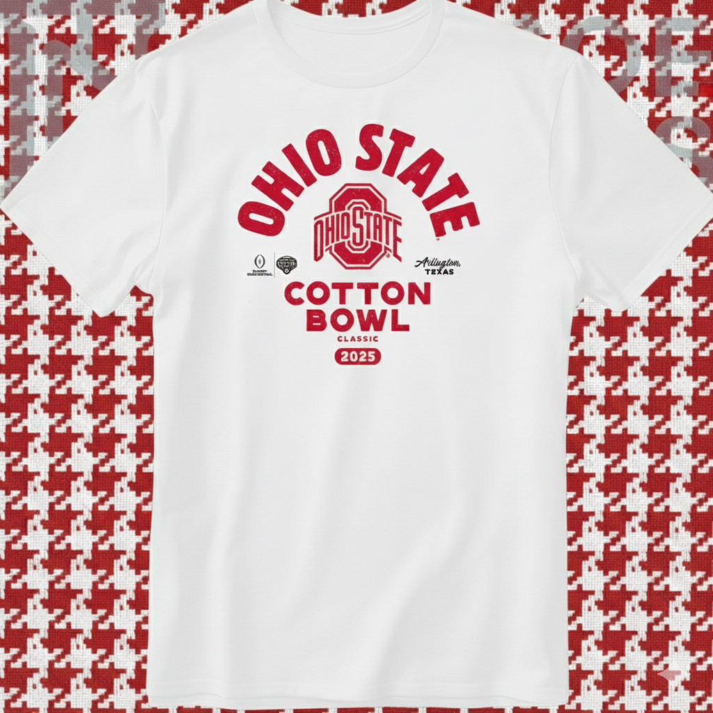 Ohio State Football 2026 Cotton Bowl Classic Bound T-shirt