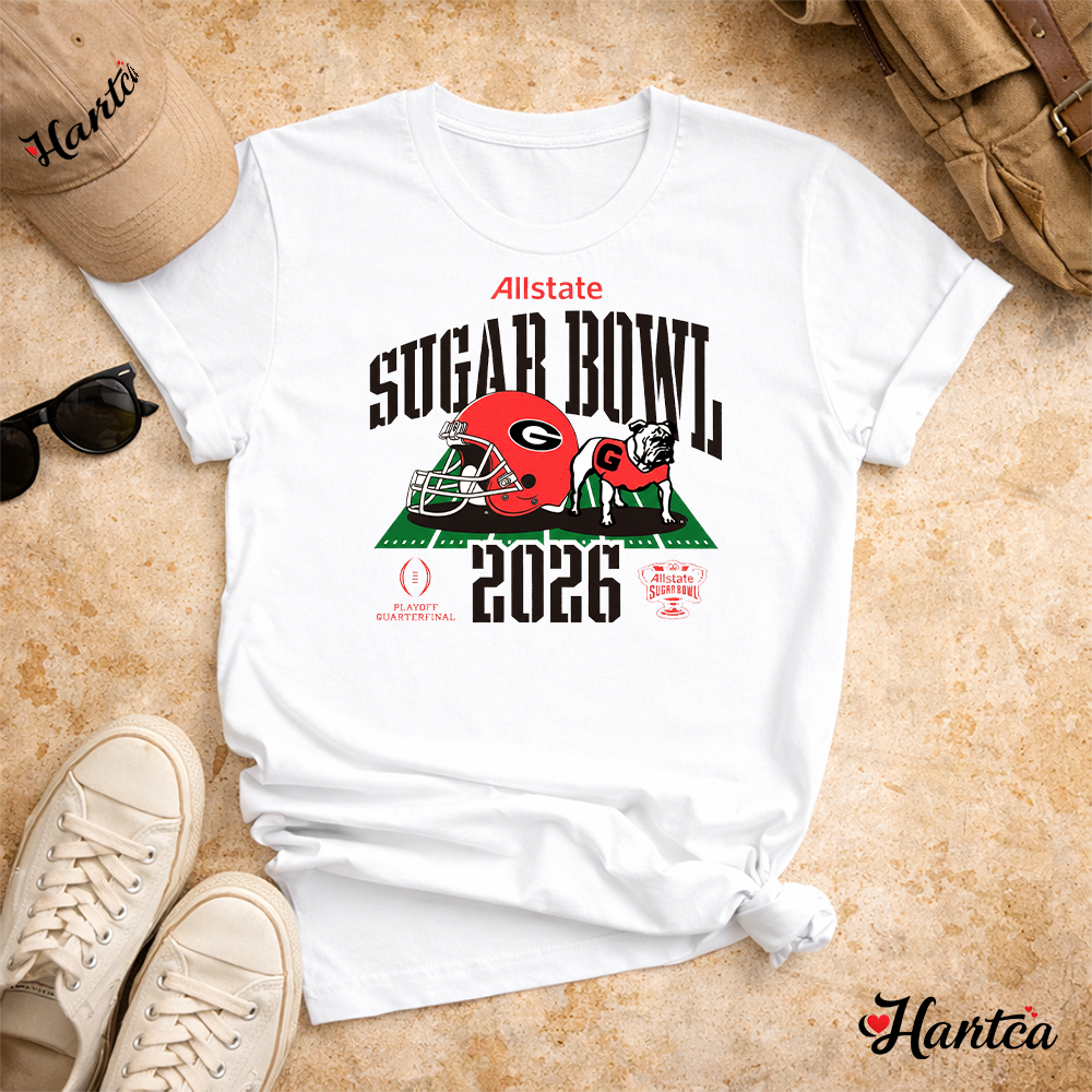 University of Georgia Bulldogs Football 2025-26 College Football Playoffs Sugar Bowl Shirt