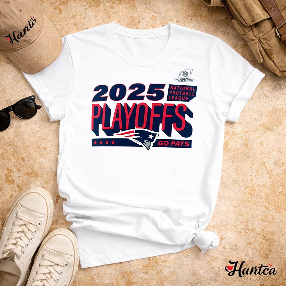 New England Patriots Go Pats 2025 NFL Playoffs Ready T Shirt