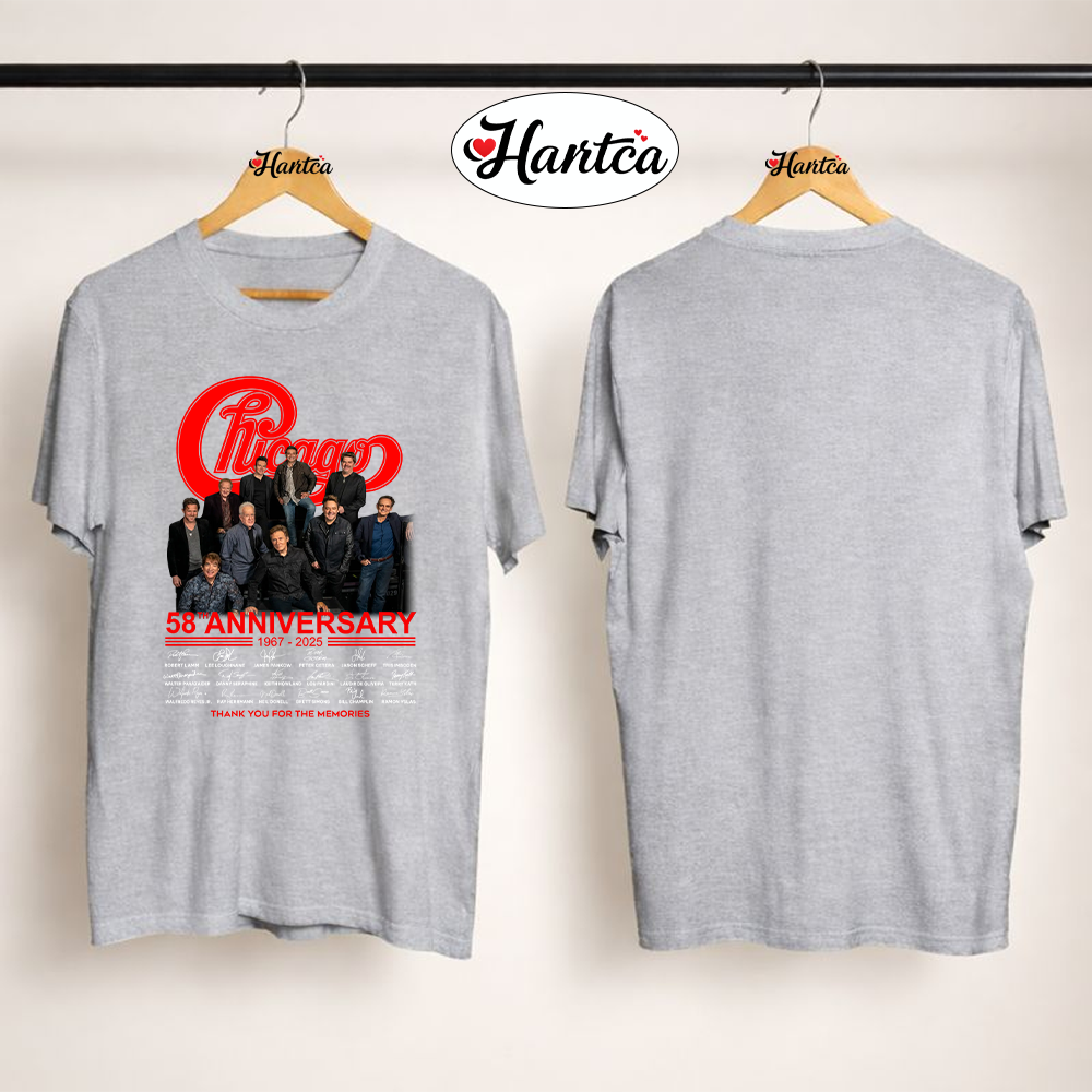 Chicago Band Merch Tour 2025 Shirt - Image 2