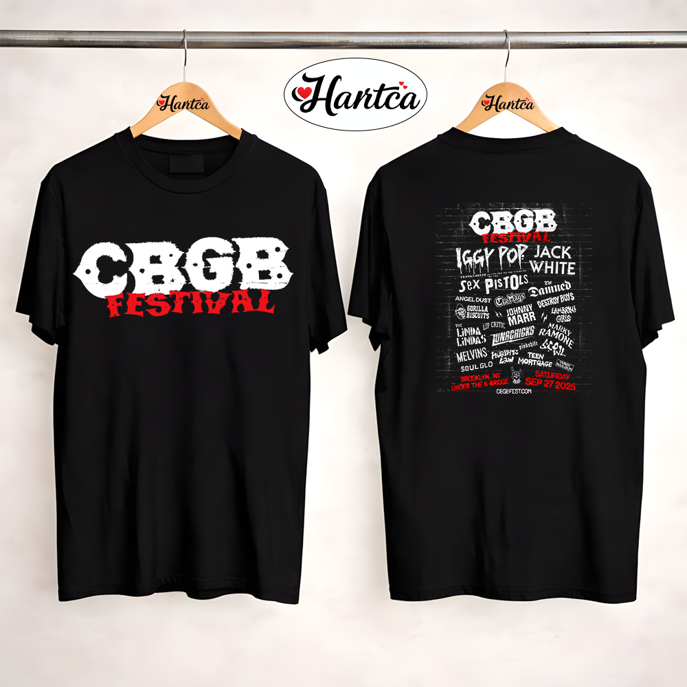 Cbgb Festival 2025 Lineup In Brooklyn New York At Under The K Bridge Shirt