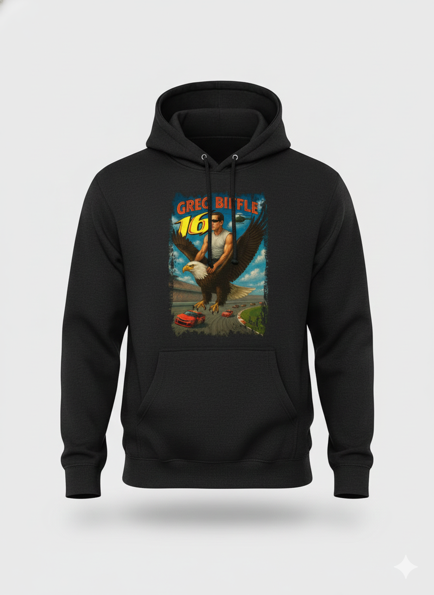 Nascar Greg Biffle FREEDOM 500 Eagle Sweatshirt, Hoodie