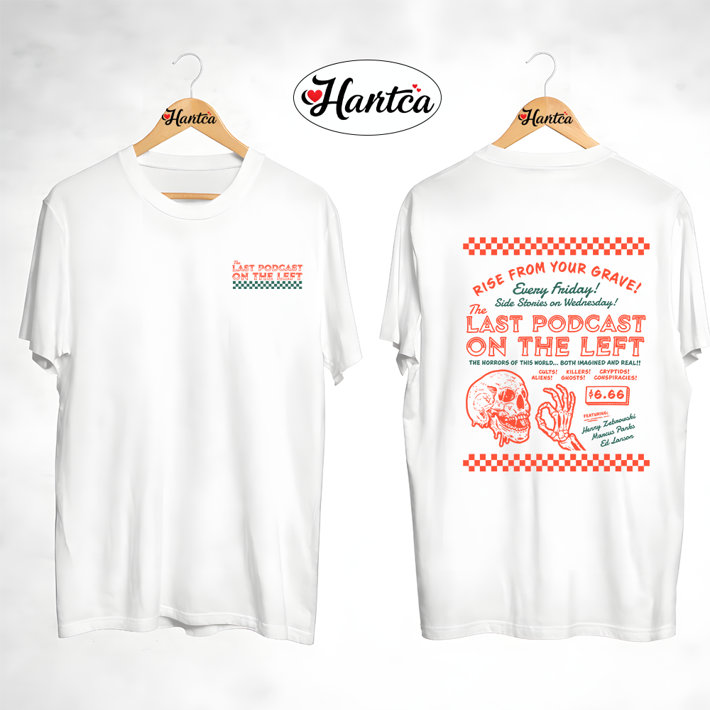 Last Podcast Merch Last Pizza On The Left Hoodie - Image 5