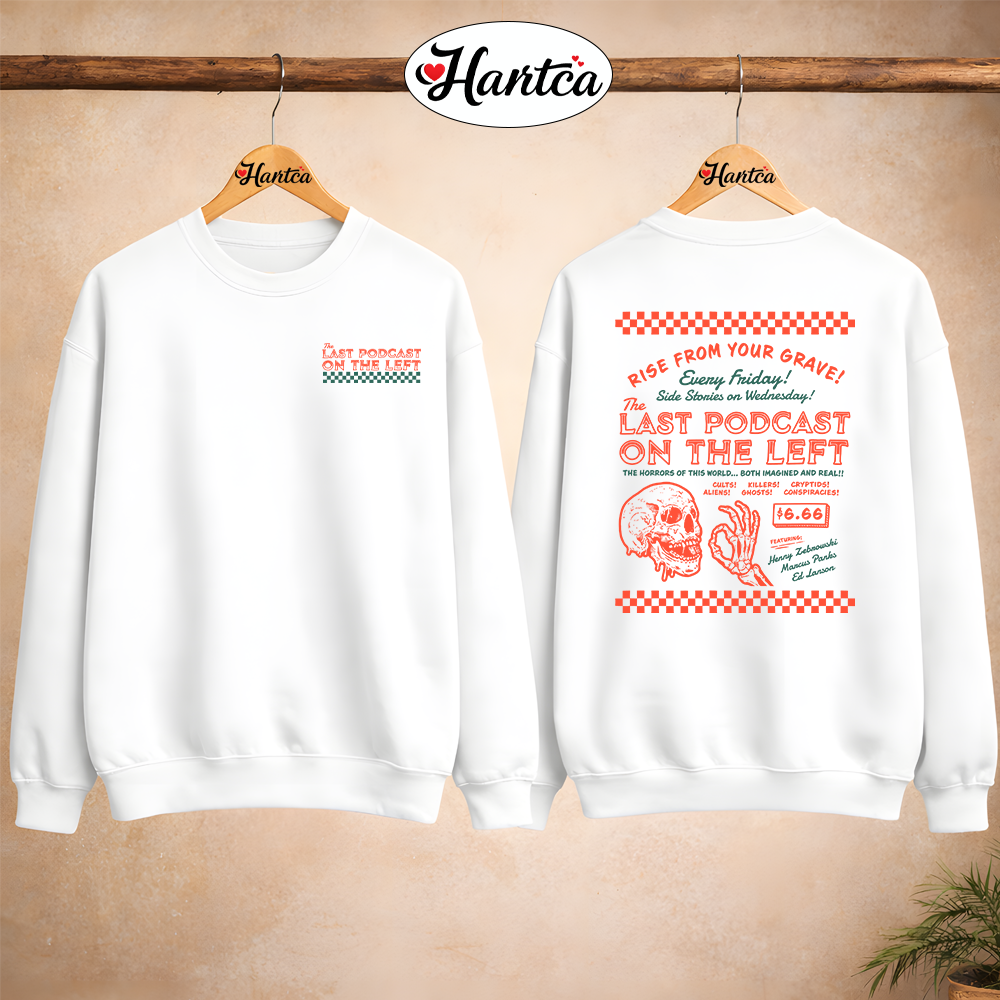 Last Podcast Merch Last Pizza On The Left Hoodie - Image 2