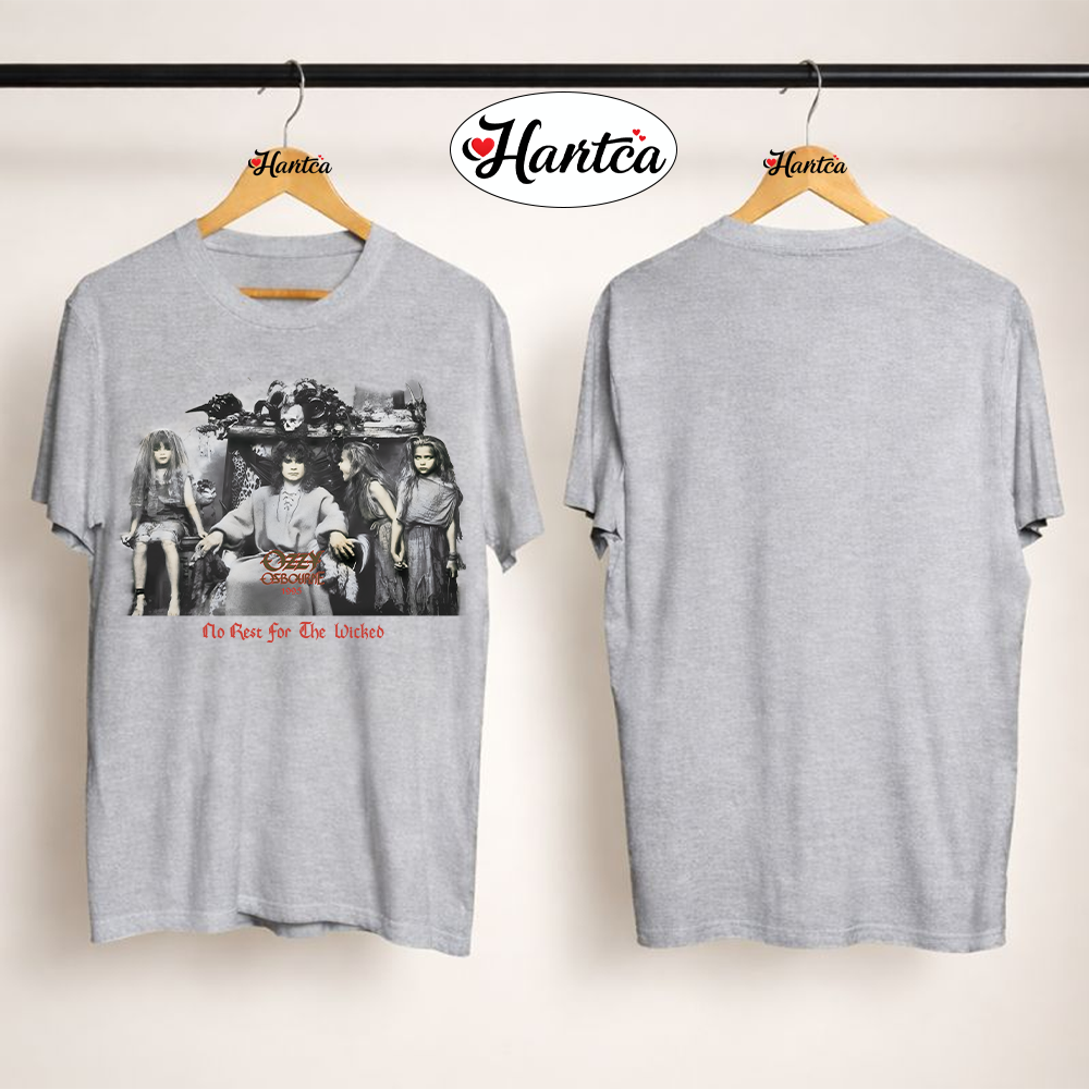 Ozzy Osbourne No Rest For The Wicked Black Hoodie - Image 4