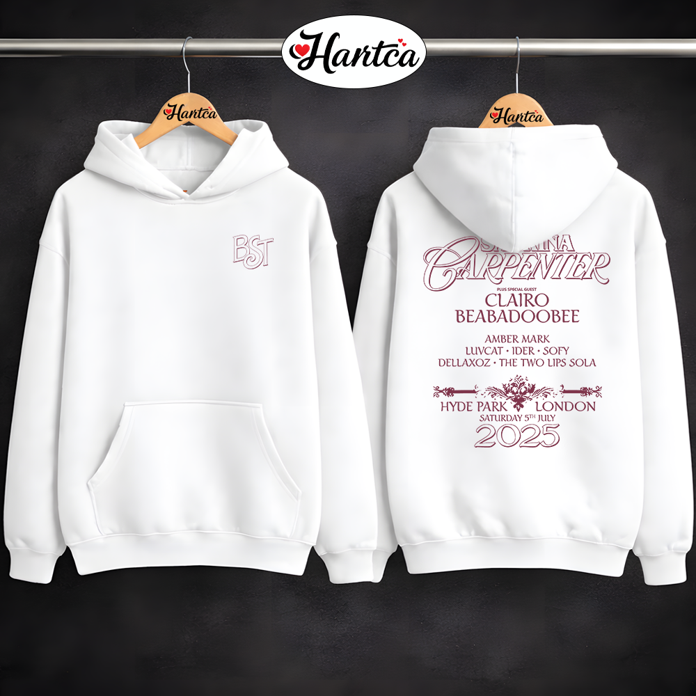 Bst Hyde Park Merch Sabrina Carpenter Event Hoodie