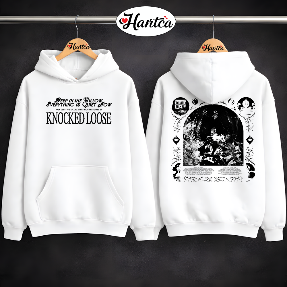 Knocked Loose Merch Knocked Loose Quiet Now Hoodie