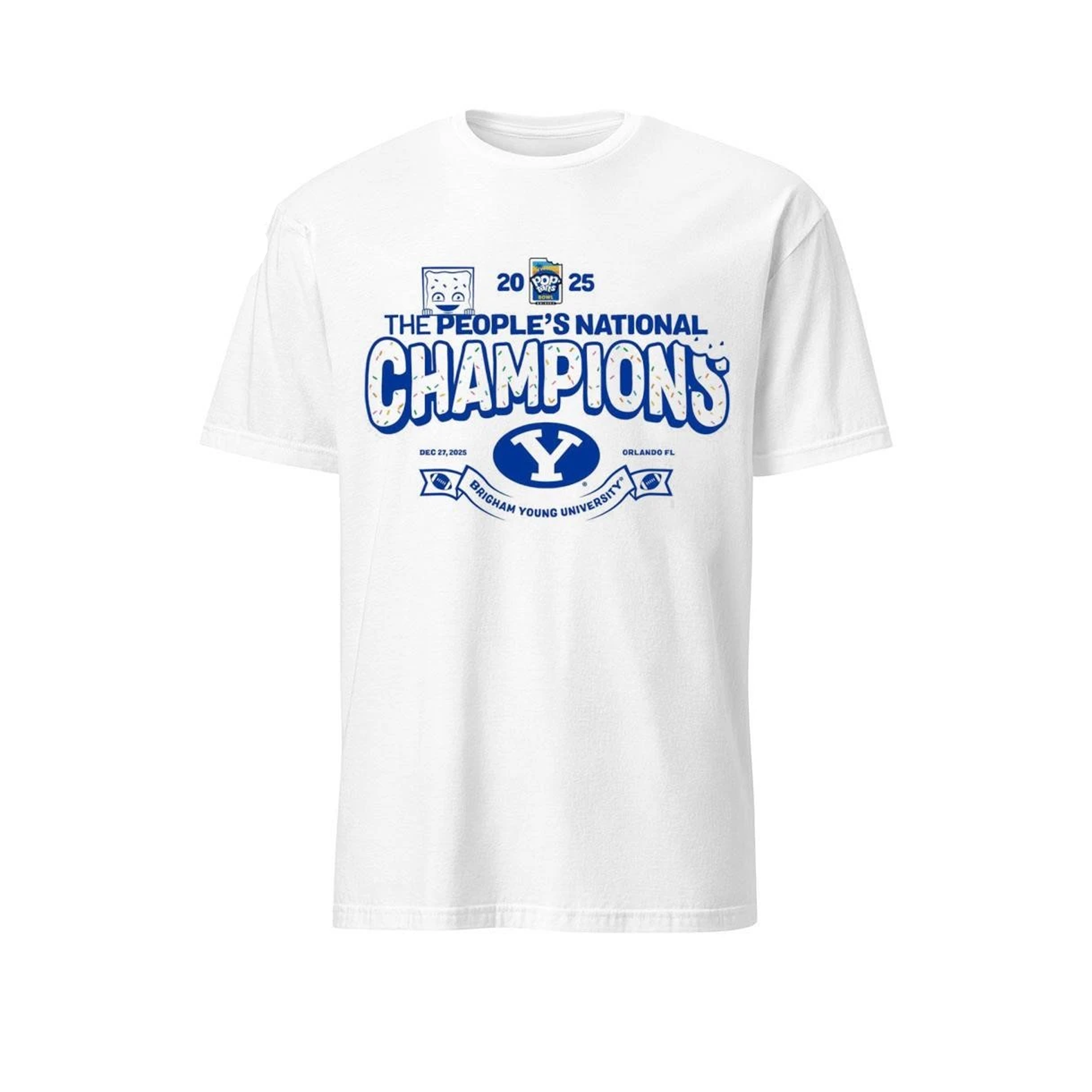 BYU Cougars 2025 Pop Tarts Bowl Champions Shirt