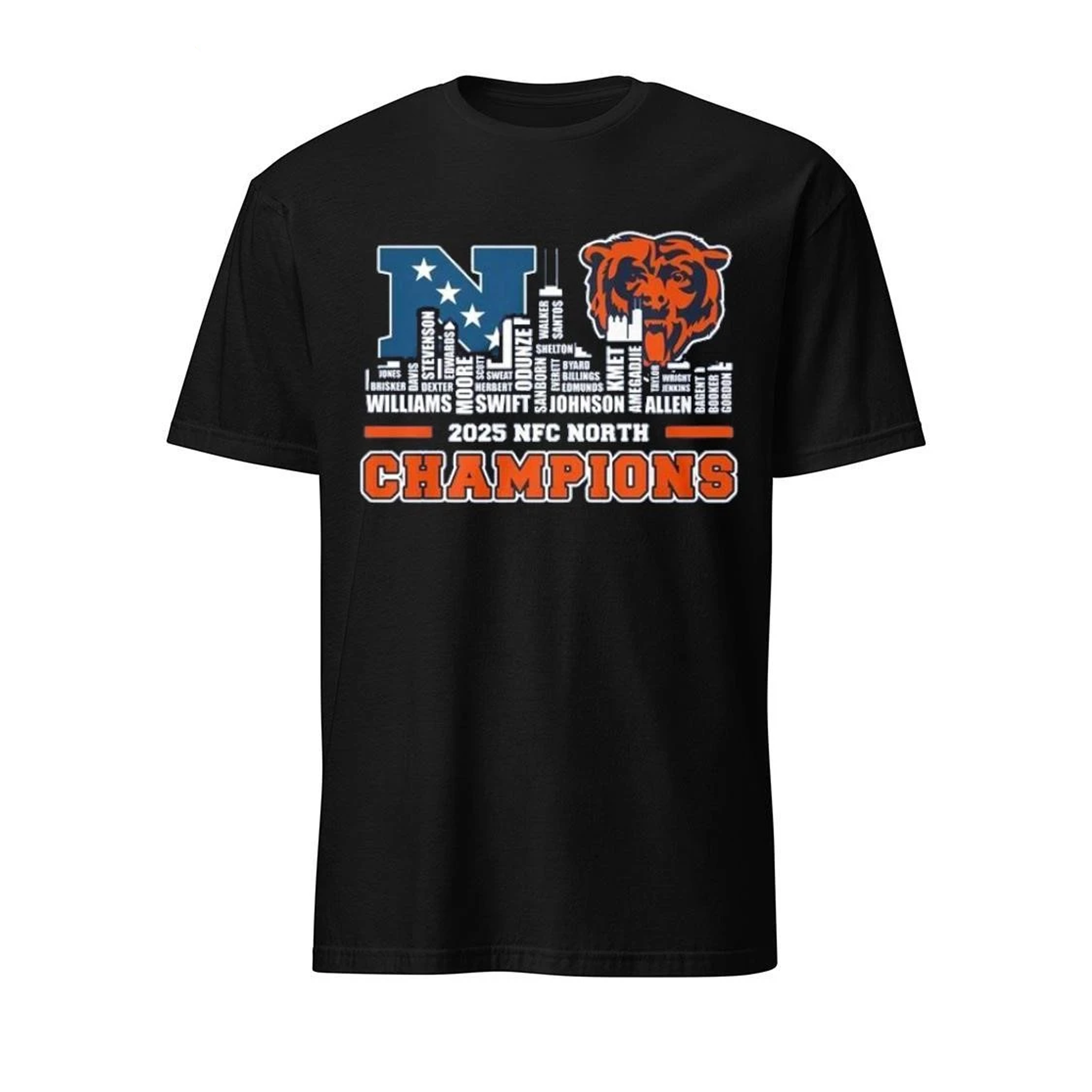 2025 NFC North Champions Chicago Bears Shirt