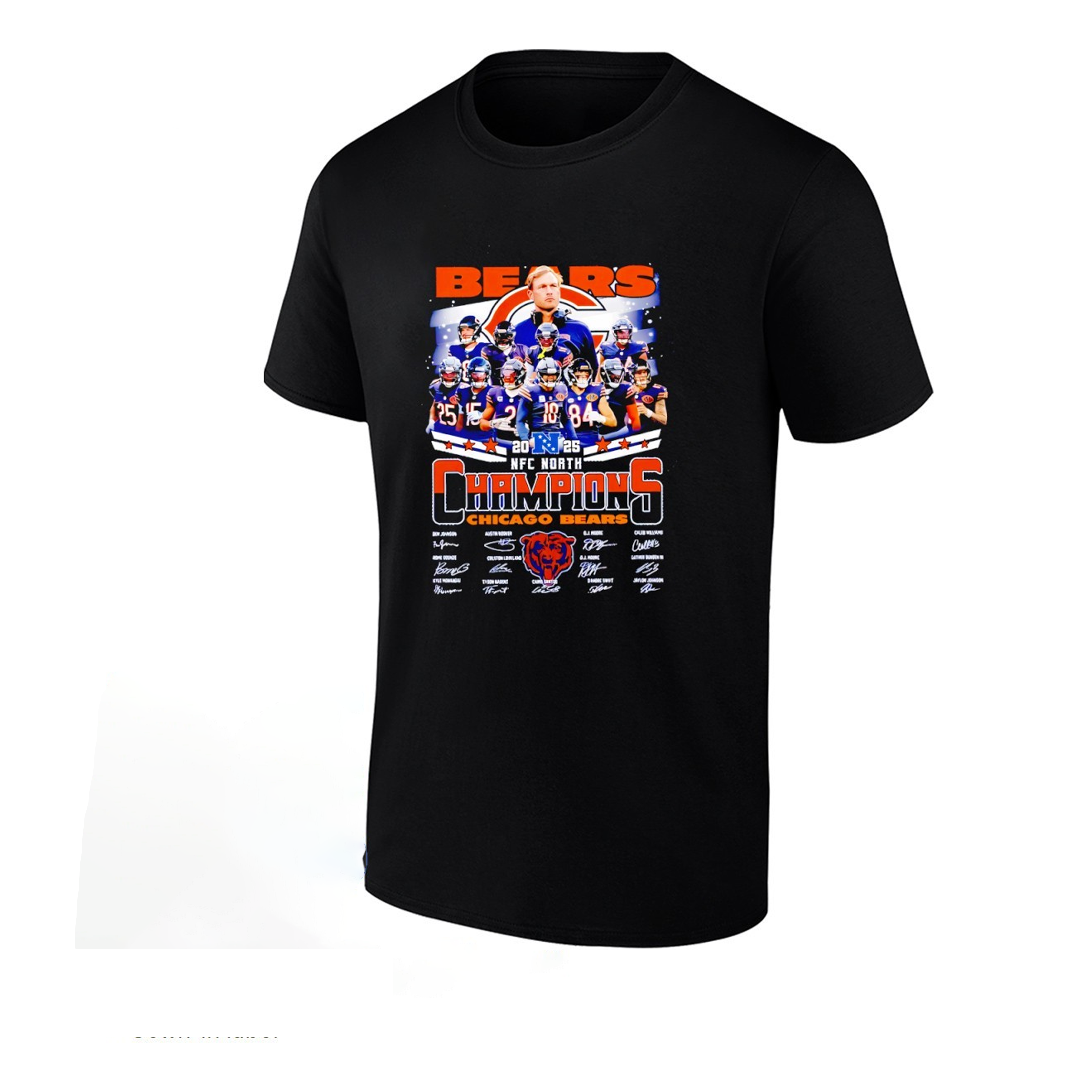 Chicago Bears 2025 NFC North Champions 2025 Signature shirt