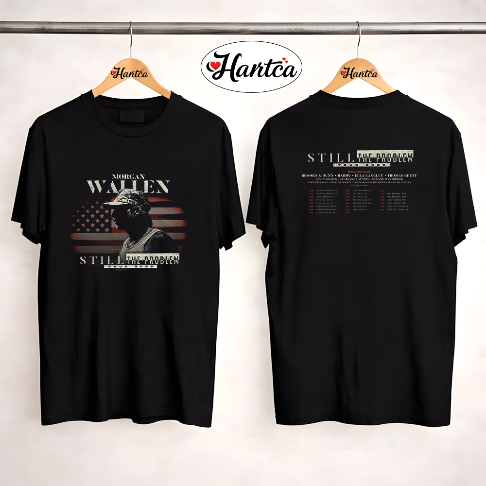 Morgan Wallen Merch Official Still The Problem Tour 2026 Tour Dates T-Shirt 
