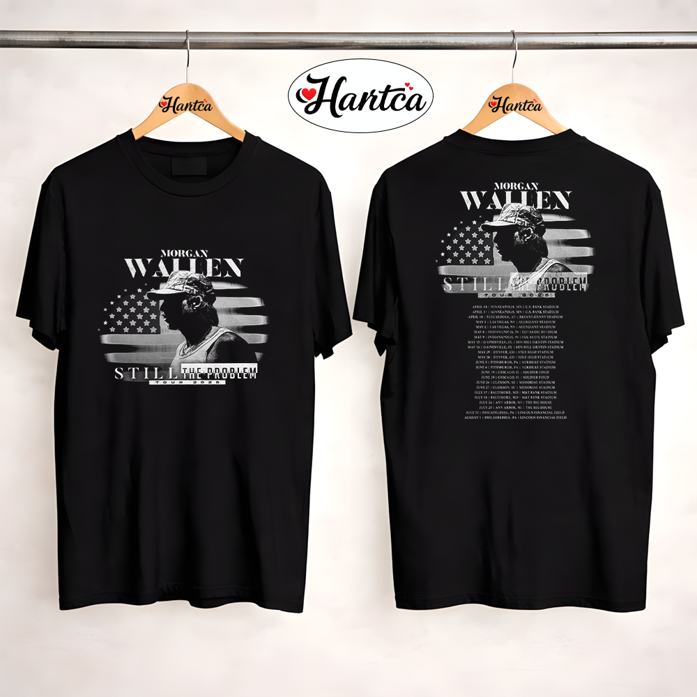 Morgan Wallen Poster Merch Still The Problem Tour 2026 T-Shirt