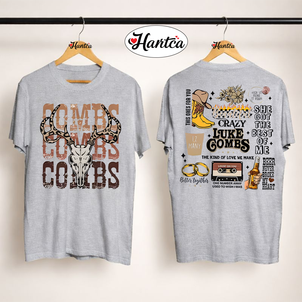 Luke Combs UK Shows 2026 My Kinda Saturday Night Tour Shirt - Image 7