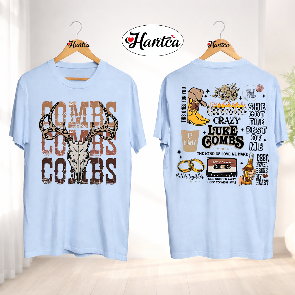 Luke Combs UK Shows 2026 My Kinda Saturday Night Tour Shirt - Image 6