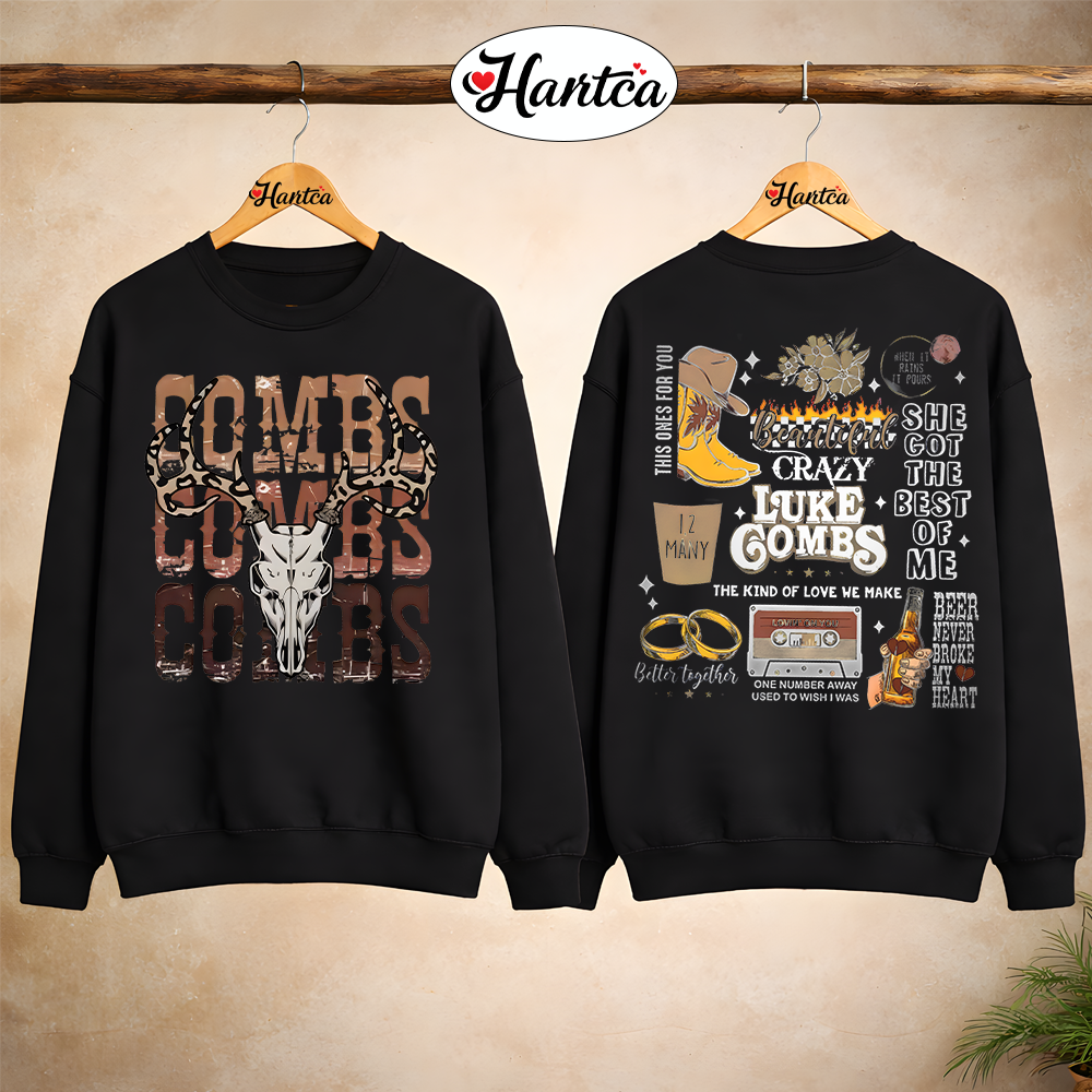 Luke Combs UK Shows 2026 My Kinda Saturday Night Tour Shirt - Image 3