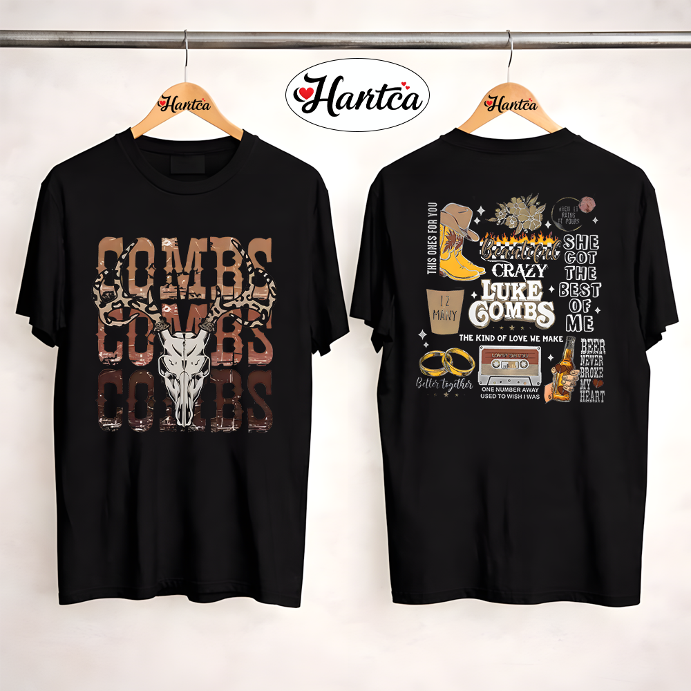 Luke Combs UK Shows 2026 My Kinda Saturday Night Tour Shirt - Image 2