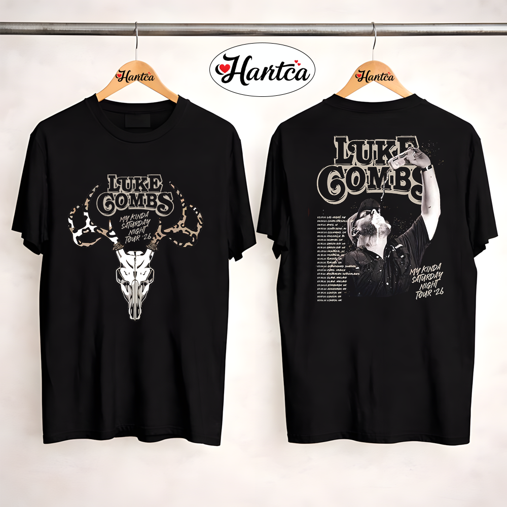 Luke Combs Vintage Texas Music My Kinda Saturday Night Tour Shirt