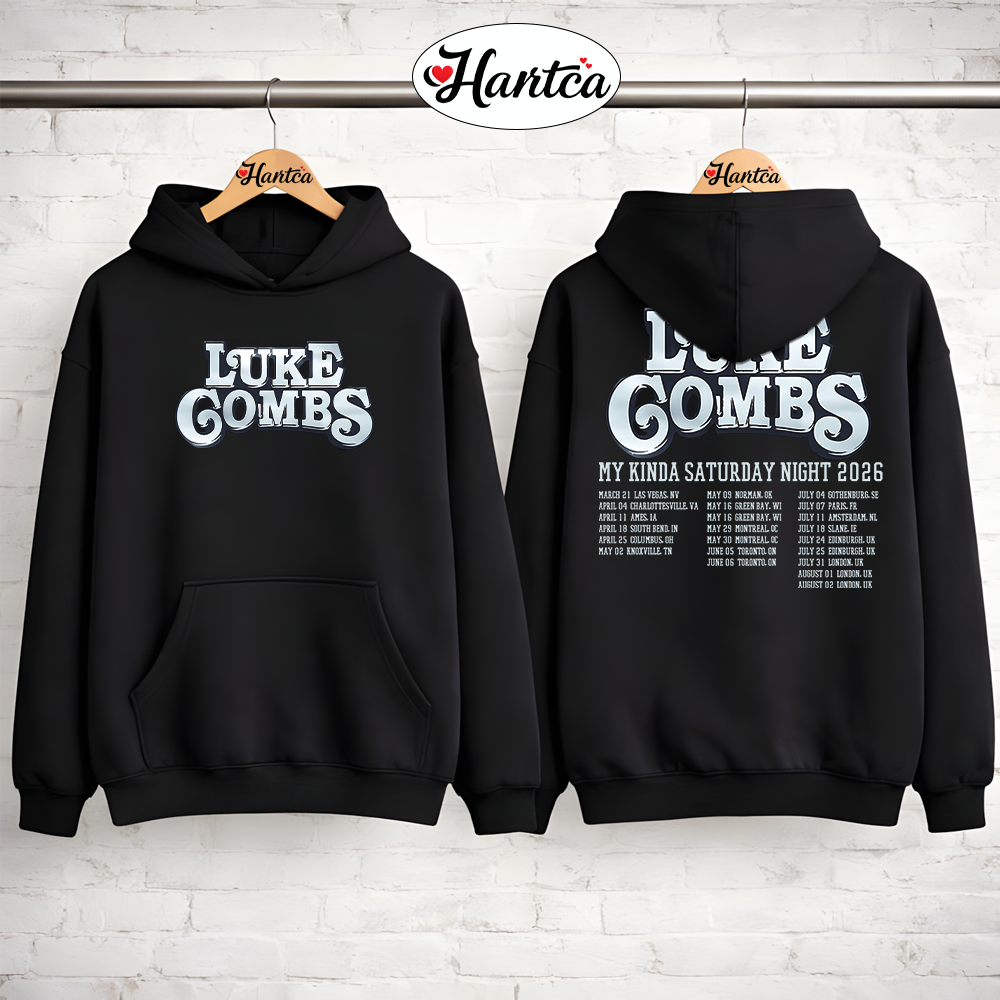 Luke Combs Merch My Kinda Saturday Night Tour Vintage Shirt