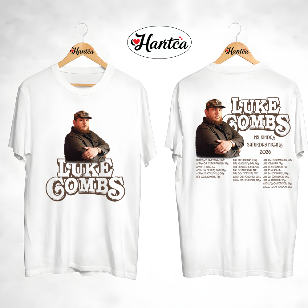 Luke Combs Photos My Kinda Saturday Night Tour Shirt