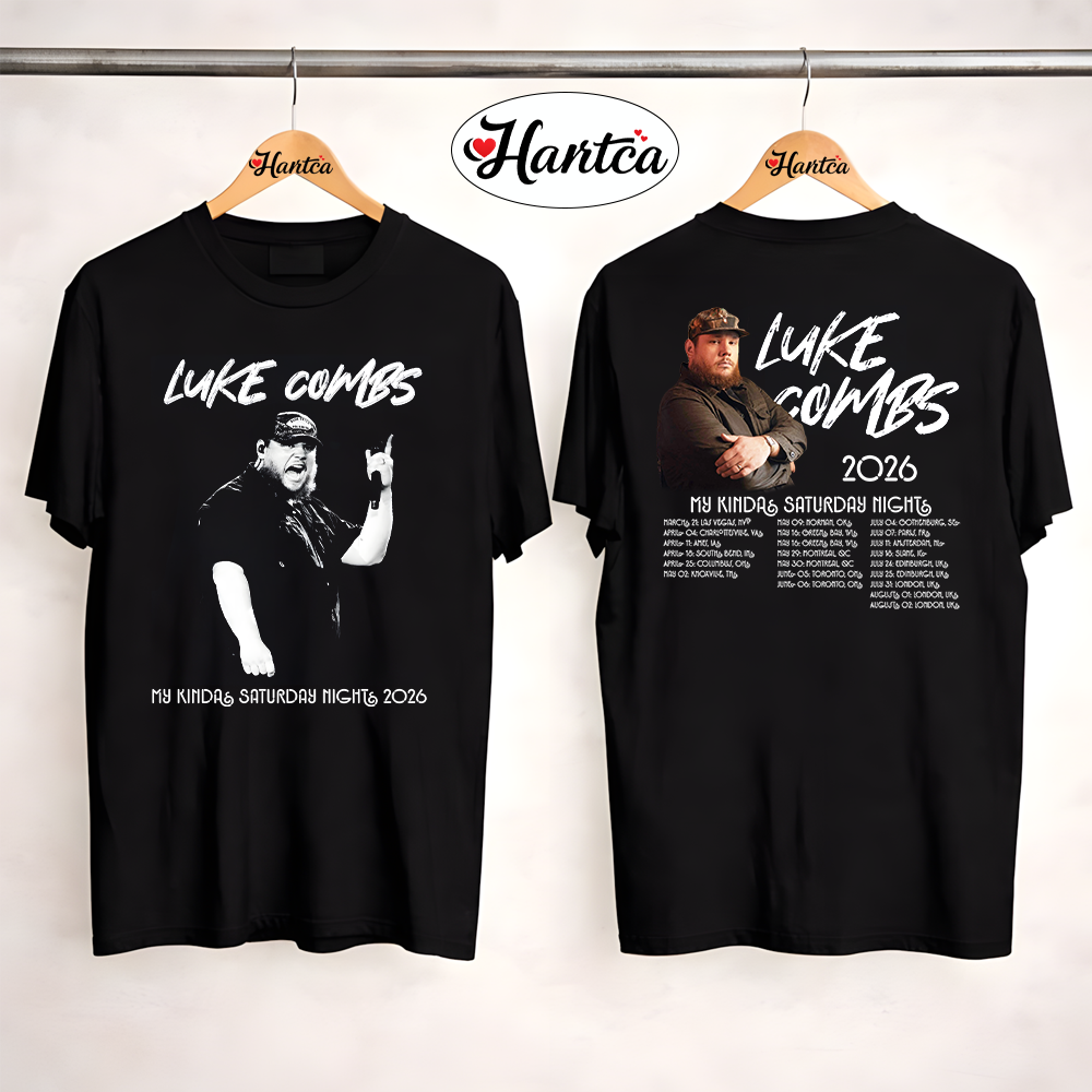 2026 Luke Combs My Kinda Saturday Night Tour Shirt