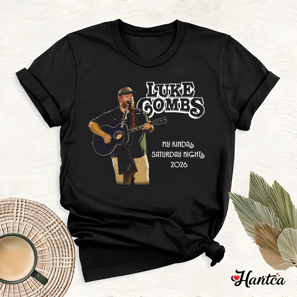 Luke Combs UK Concert My Kinda Saturday Night Tour Shirt - Image 5