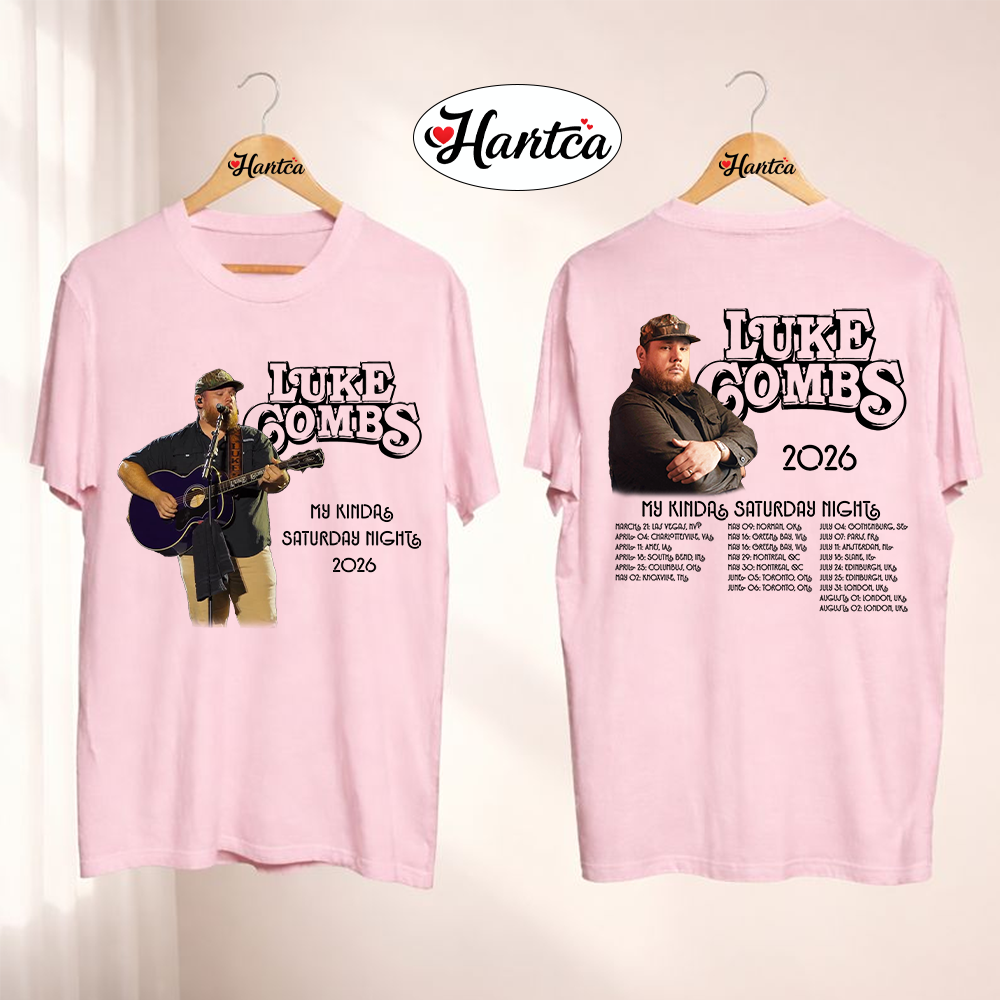 Luke Combs UK Concert My Kinda Saturday Night Tour Shirt - Image 7