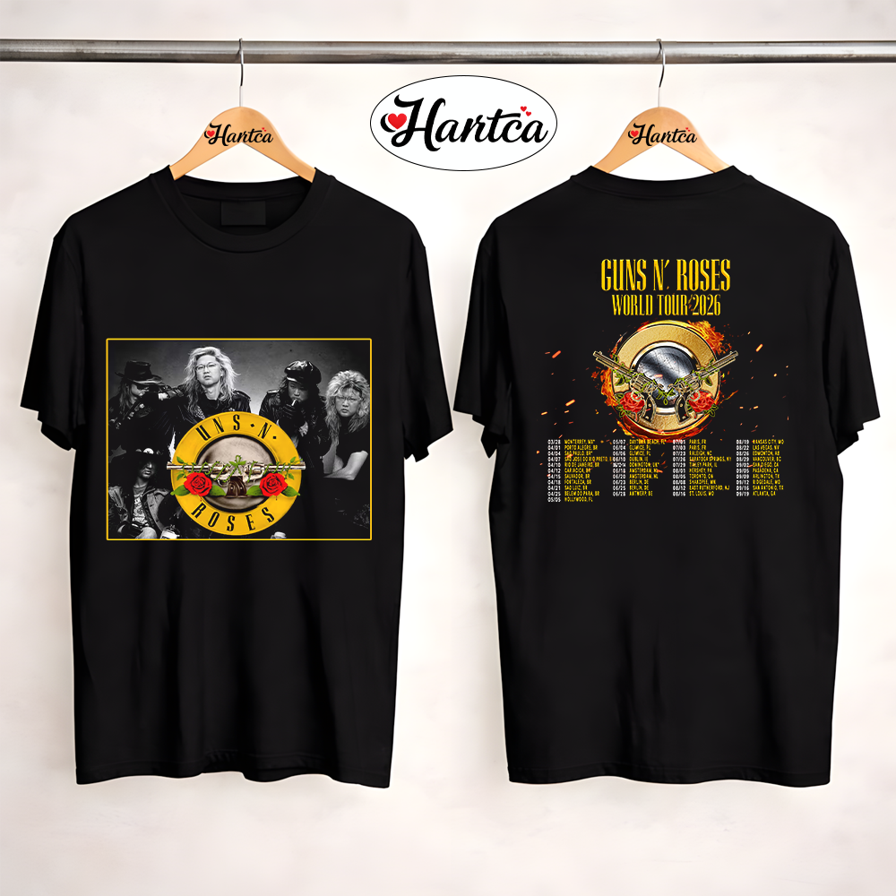 Guns N Roses Photo  World Tour 2026 Shirt 