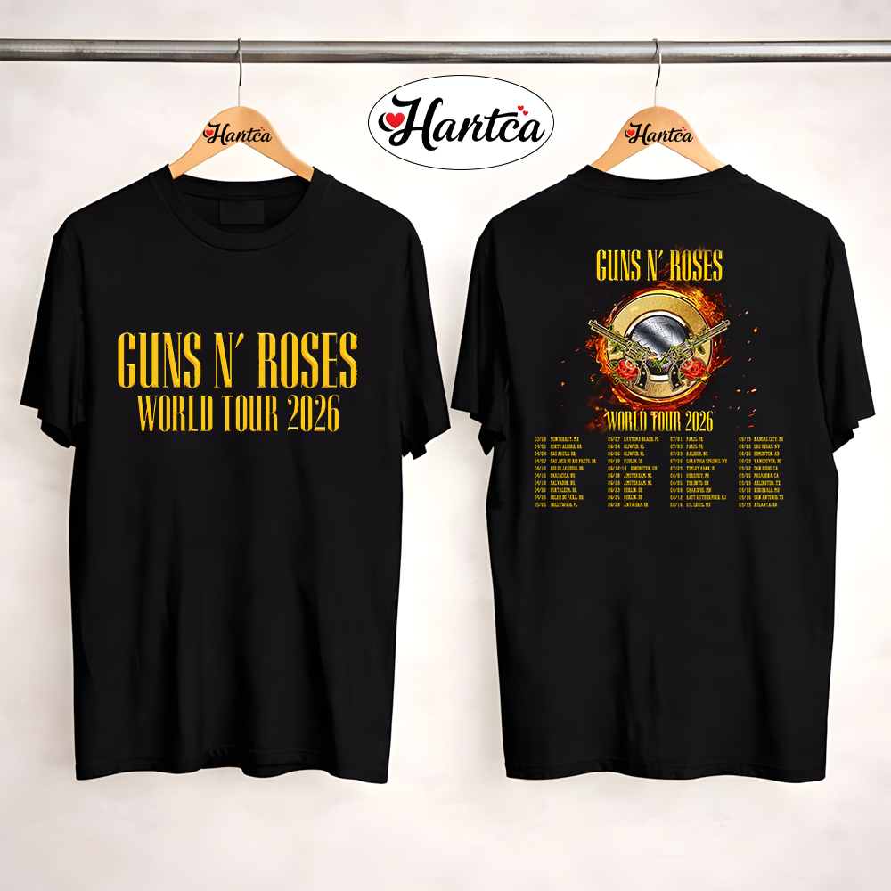 Guns N Roses World Tour 2026 Shirt 