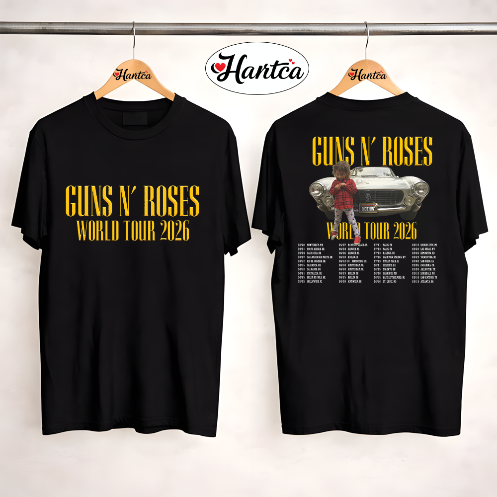 Guns N Roses Cross World Tour 2026 Shirt 17