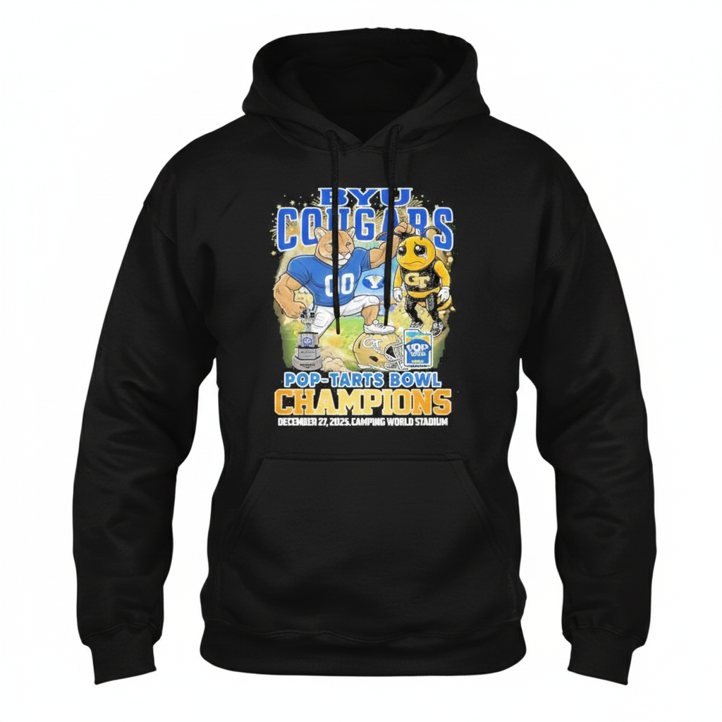 BYU Cougars Pop-Tarts Bowl Champions Shirt - Image 3