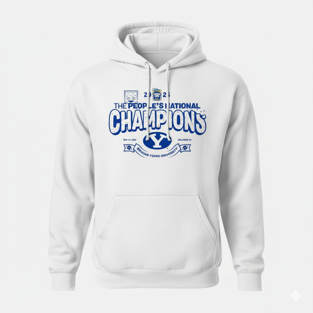 BYU Cougars 2025 Pop Tarts Bowl Champions Shirt - Image 3