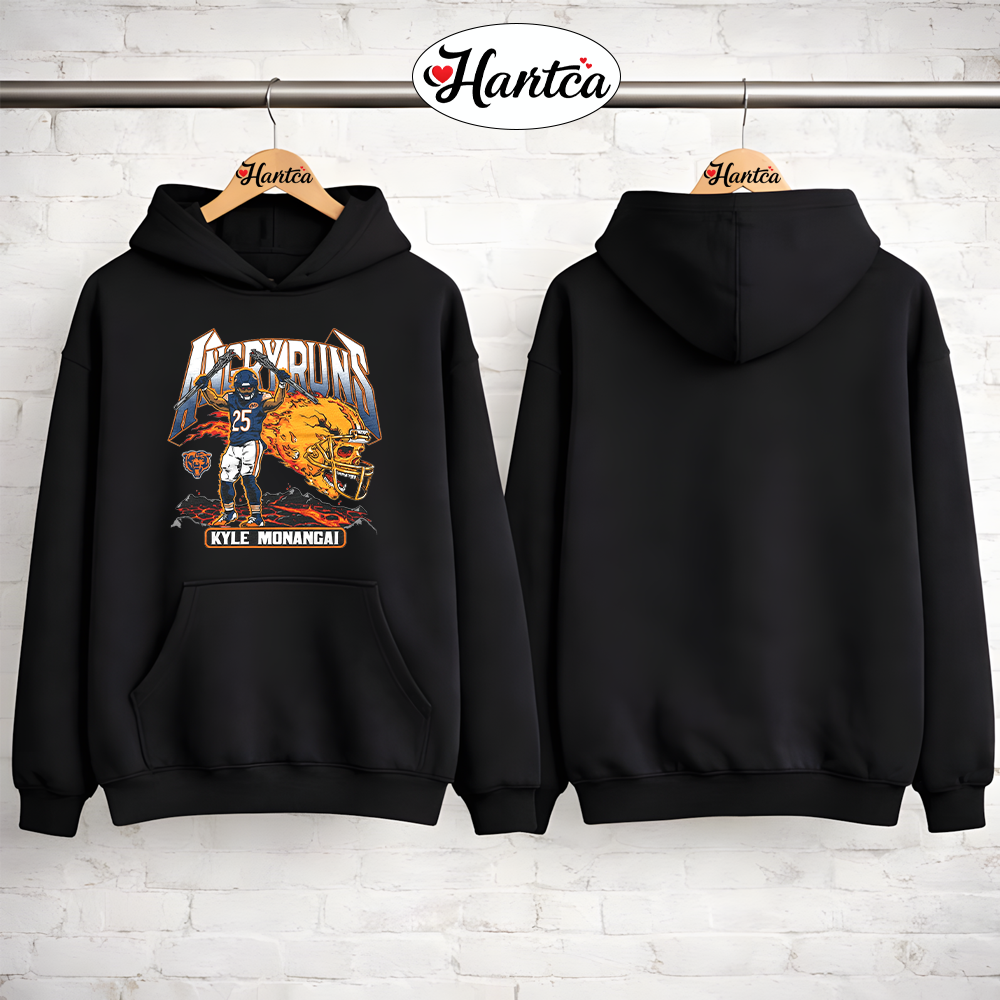 Angry Runs 2025 Bears Kyle Monangai Double Winner Shirt Homage Angry Runs Merch - Image 2