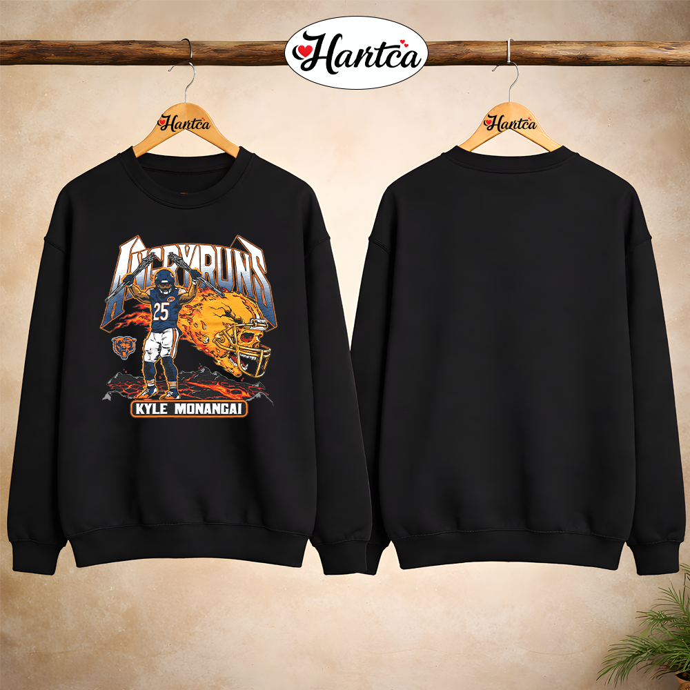 Angry Runs 2025 Bears Kyle Monangai Double Winner Shirt Homage Angry Runs Merch - Image 3