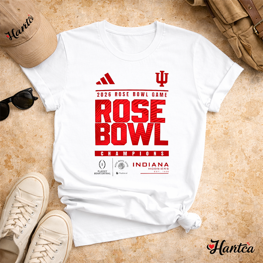 College Football Playoff 2026 Rose Bowl Champions Indiana Hoosiers T-Shirt