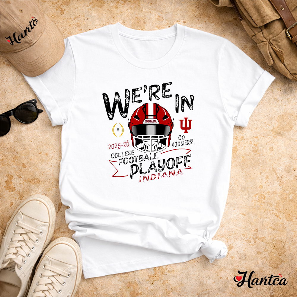 Indiana CFP College Football Playoff 2025-26 Go Hoosiers T-Shirt