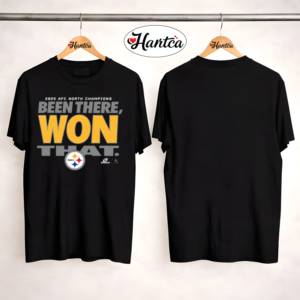 Pittsburgh Steelers 2025 AFC North Champions Been There Won That Locker Room Shirt