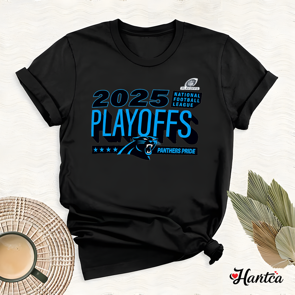 Carolina Panthers 2025 NFC South Division Champions Conquer T-Shirt
