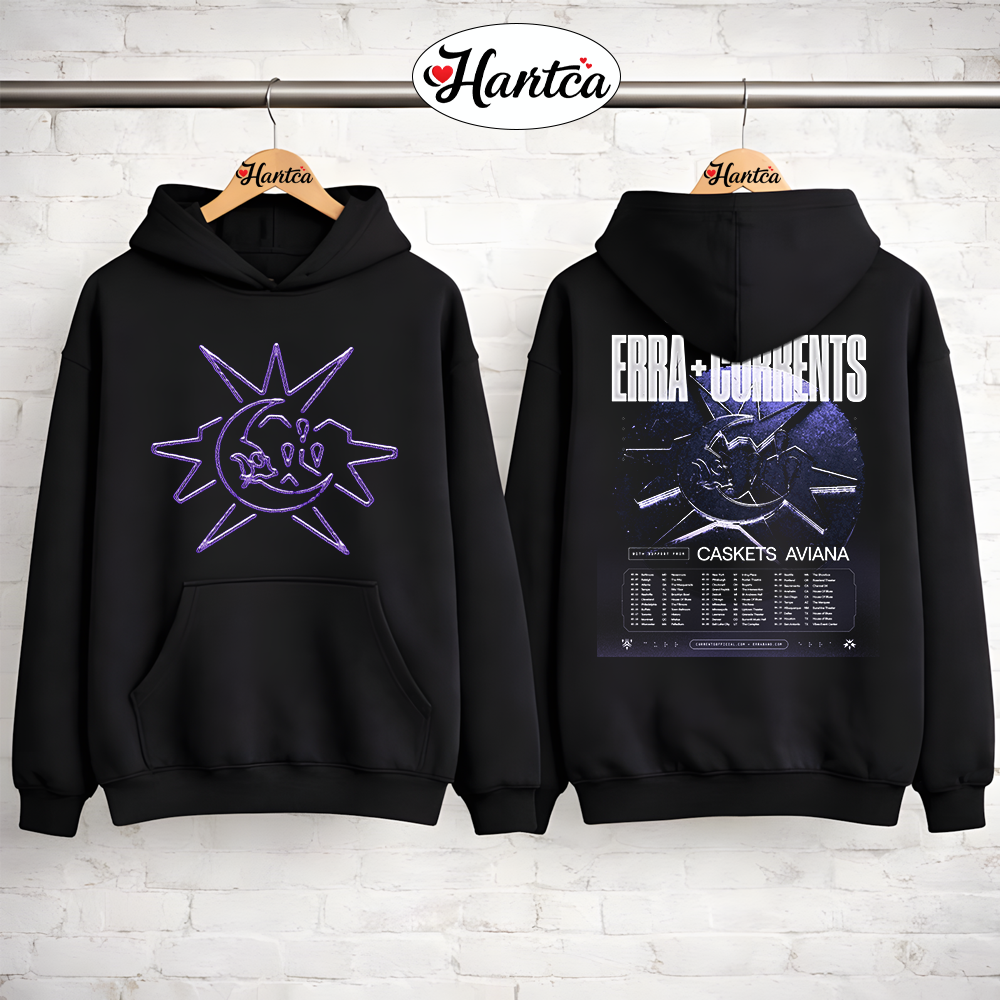 Erra Band And Currents The Silence Follows Tour 2026 Hoodie