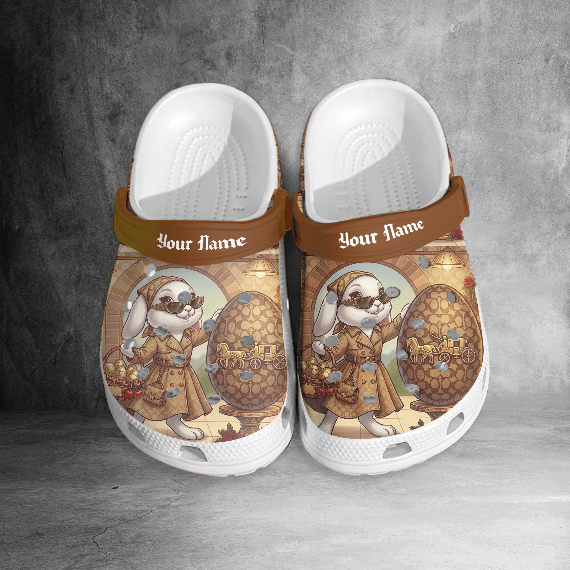 Coach Luxury Bunny Runway Easter Clogs Shoes For Men And Women - Image 2