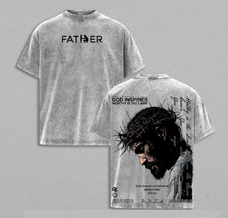 FATHER , FORGIVE THEM Vintage Jesus Christian T-Shirt Tank Top Hoodies, God Inspires Faith Graphic Tee, Religious Streetwear, Gospel Worship Shirt, Gift for Believers