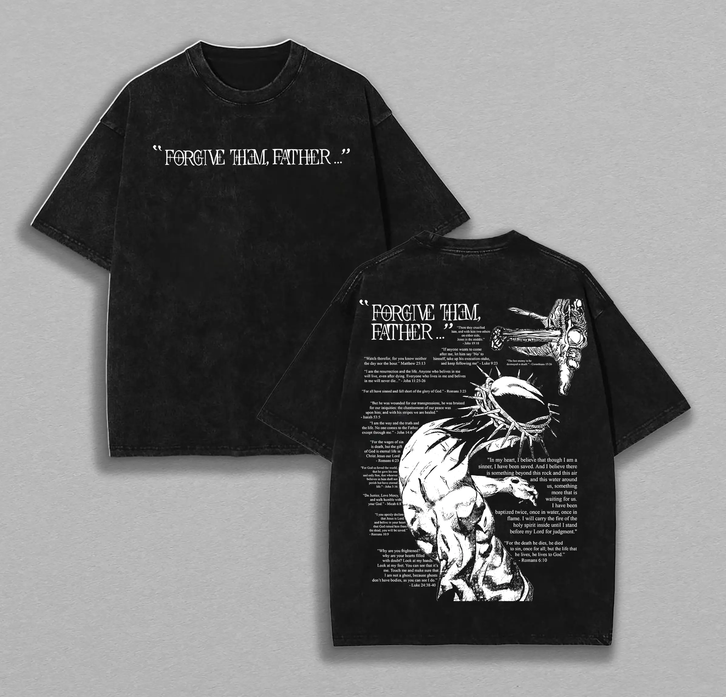 Brandless JJBA Jesus Pump Cover, Menswear Gift Gym Oversided Tshirt Fabric Top Collar Men