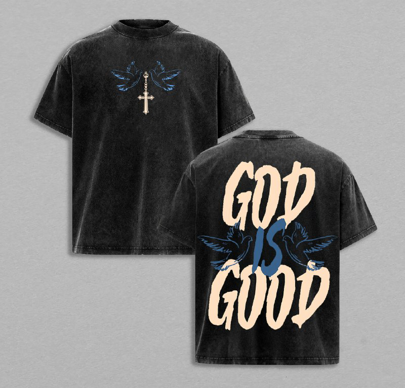 God is Good Christian T-shirt Washed, Bible Verse Hoodie, Sweatshirts, Jesus Hoodie, Church Outfit Unisex Graphic Tee For Men and Women Aesthetic Clothes Religious Clothing