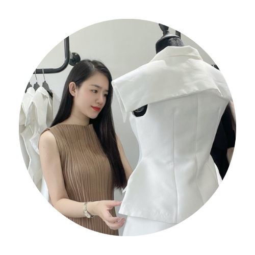 Women's clothing details and craftsmanship