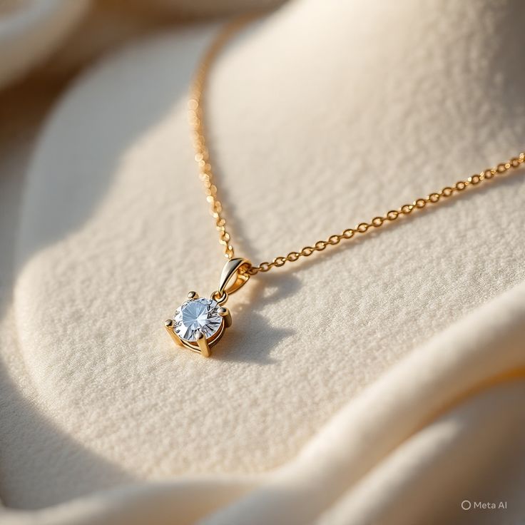 Gold Pendant Necklace