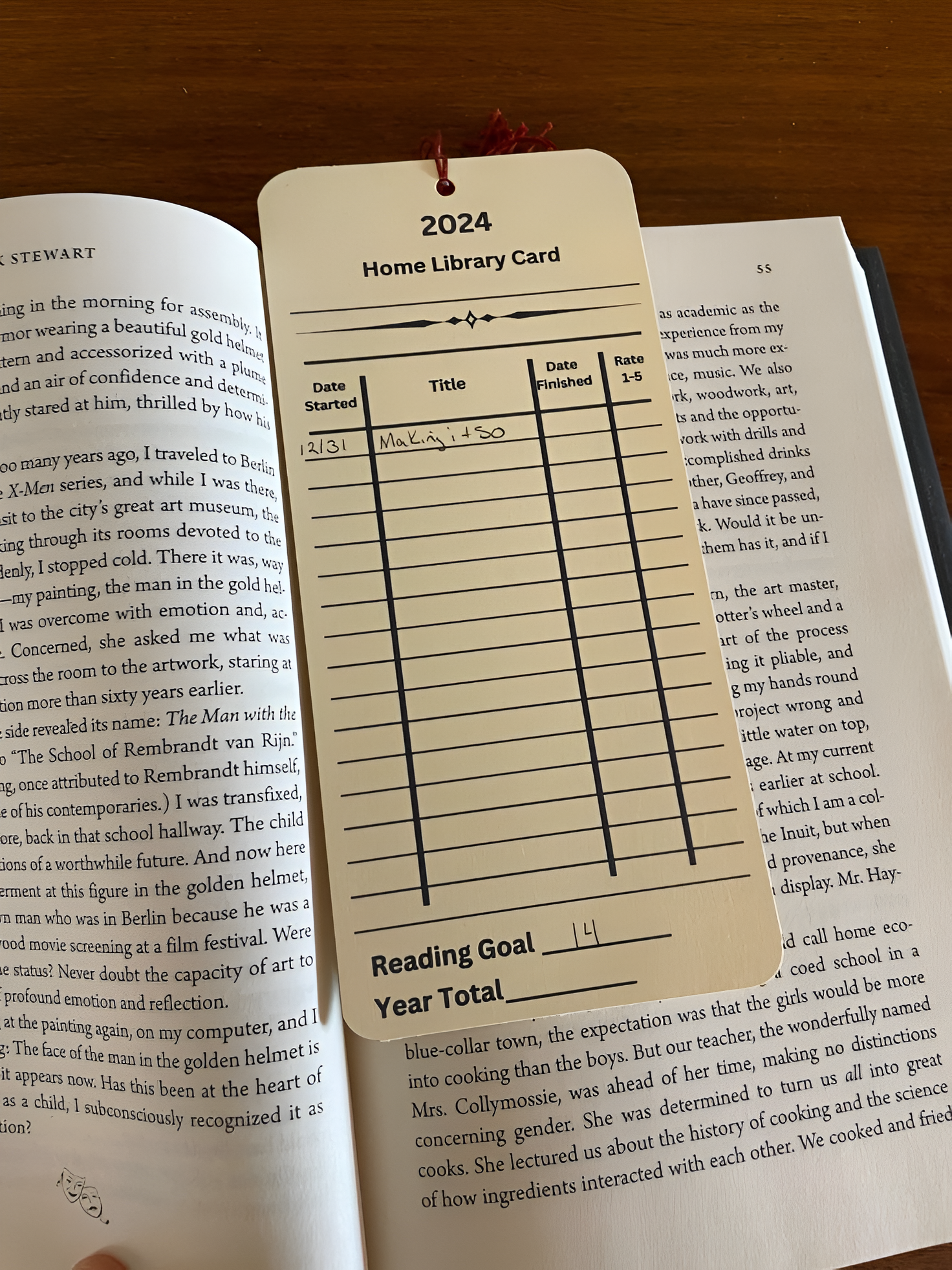 Books Read Trackers