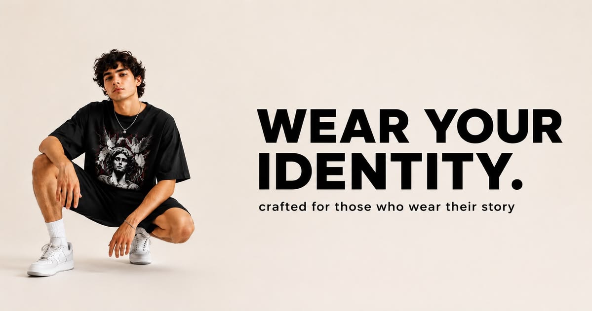Men's hats, t-shirts and hoodies